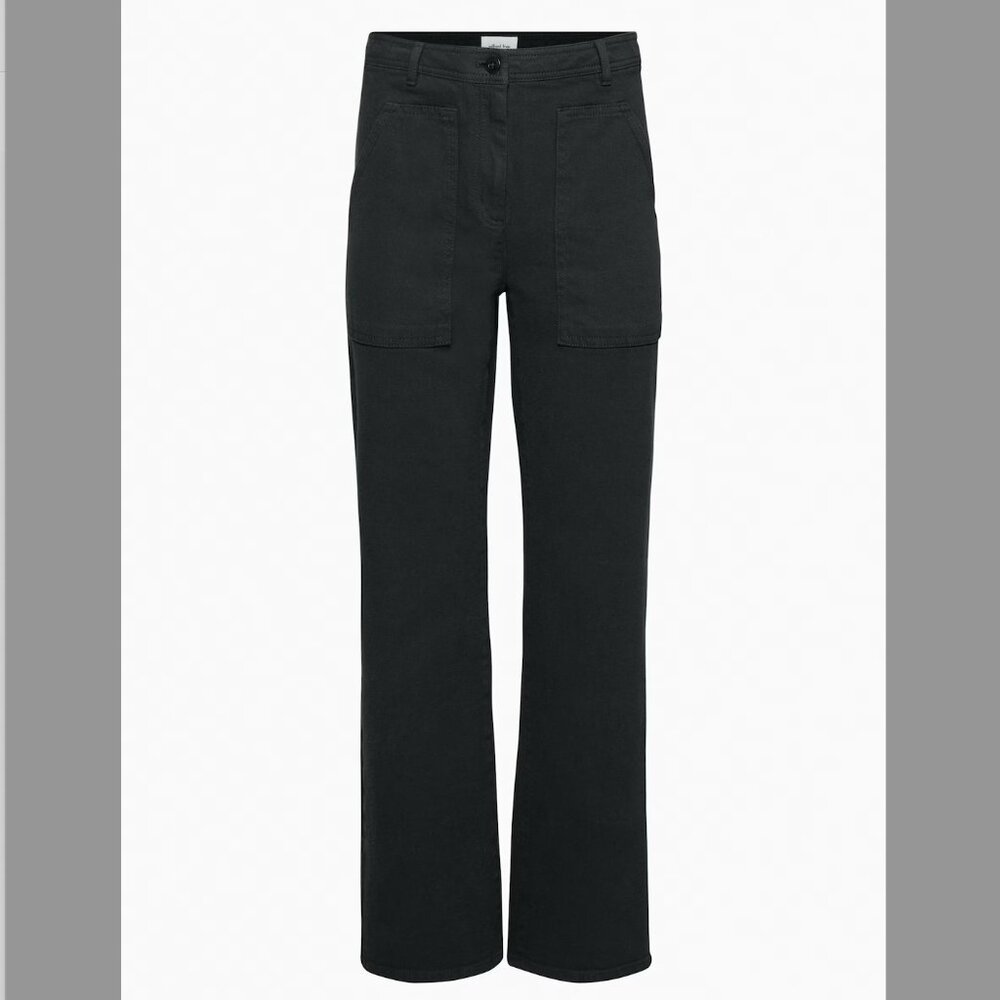 ARITZIA WILFRED FREE MODERN UTILITY BLACK PANTS XXS